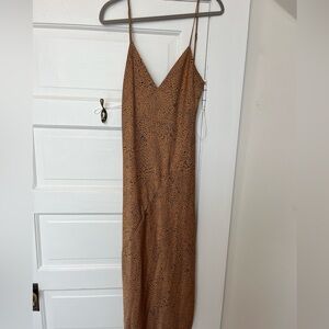 Aritzia Babaton Bellamy Satin Dress